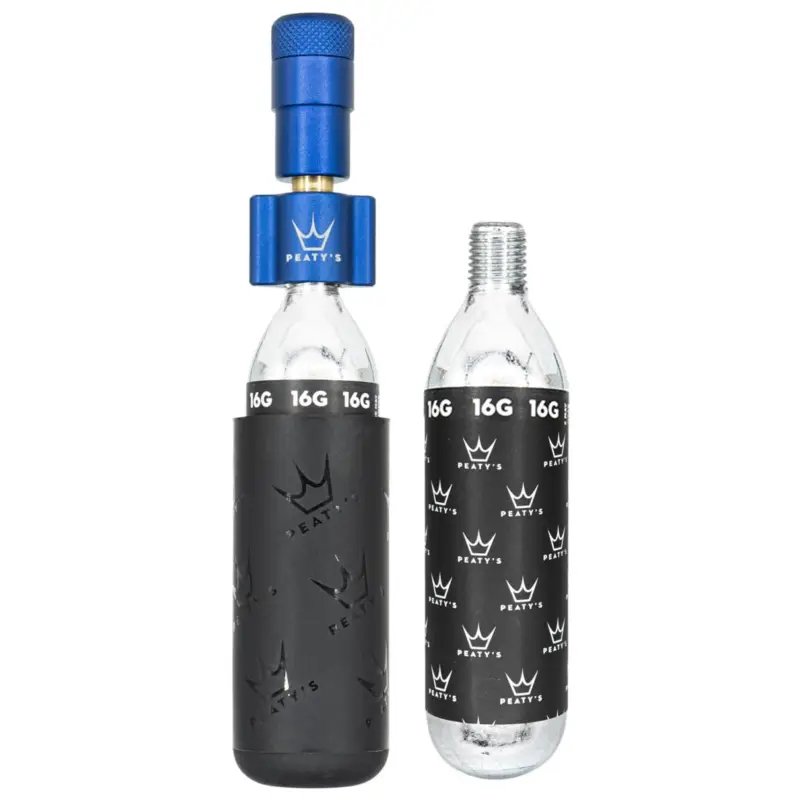 Peaty´s Holeshot Co2 Pumpa + Bombičky 2 Ks - Road & Gravel Speciální Cena