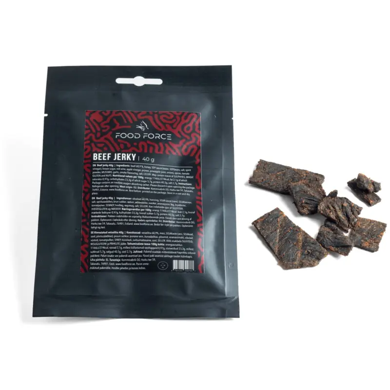 Cenově Výhodný Food Force Sušené hovězí maso 40 g