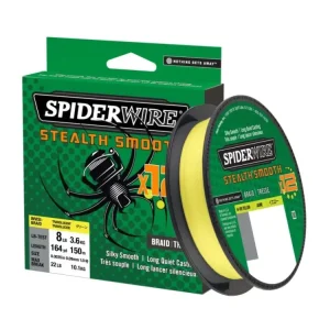 Šňůra SpiderWire Stealth Smooth12 HI-VIS Žlutá 150m Cenový Hit