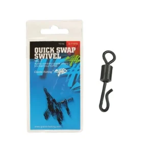 Giants fishing Rychlovýměnný obratlík Quick Swap Swivel, UK.7 (vel.12 EU )/10ks Tovární Cena