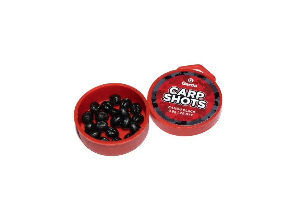 Garda Carp Shots - Carp Shots camou black 0,9g 20ks Dokud Zásoby Vydrží