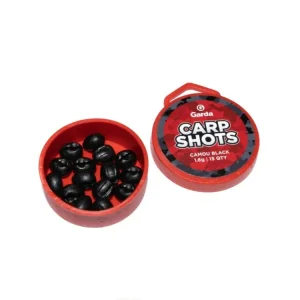 Cenový Hit Garda Carp Shots - Carp Shots camou black 1,6g 15ks