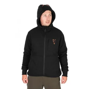 Víkendová Akce Fox Mikina Collection Sherpa Jacket Black & Orange