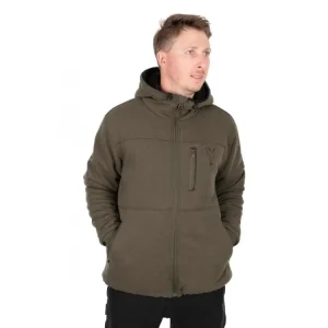 Akce Fox Bunda Collection Sherpa Jacket Green & Black
