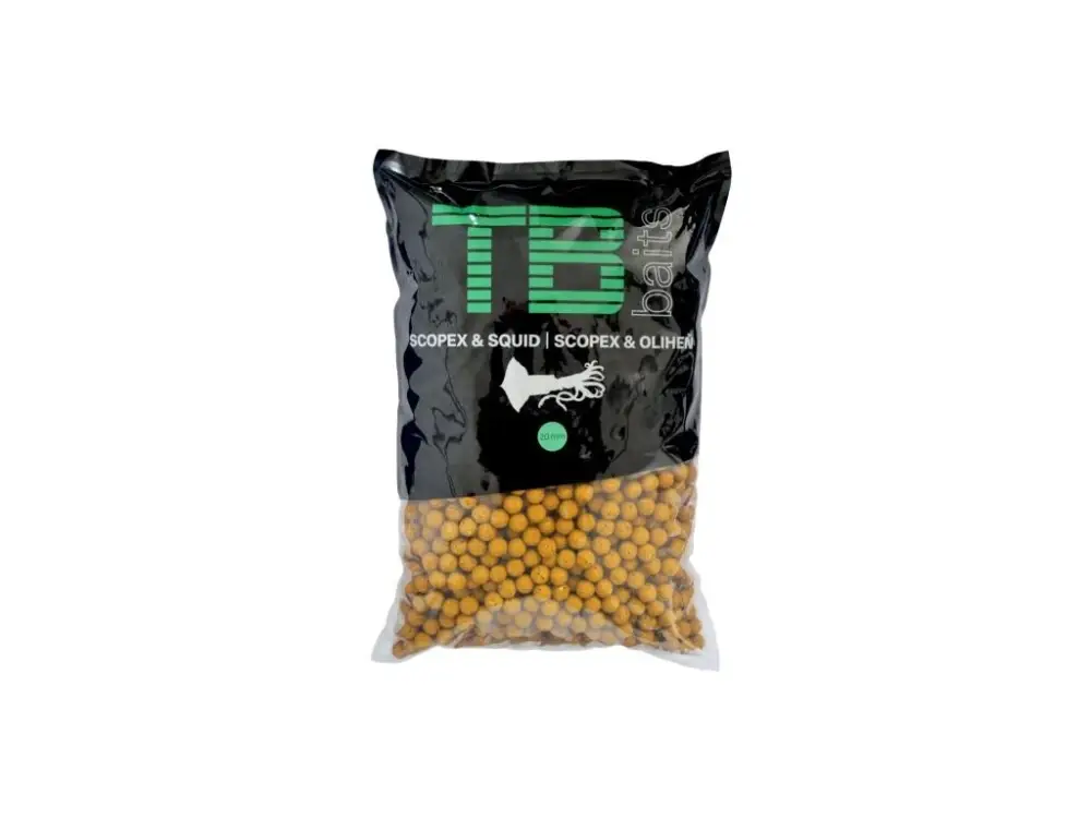 Akční Cena TB Baits Boilie Scopex Squid 10kg 24mm