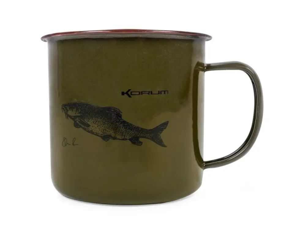 KORUM Classic Enamel Mug - Barbel 330 ml Kup Teď