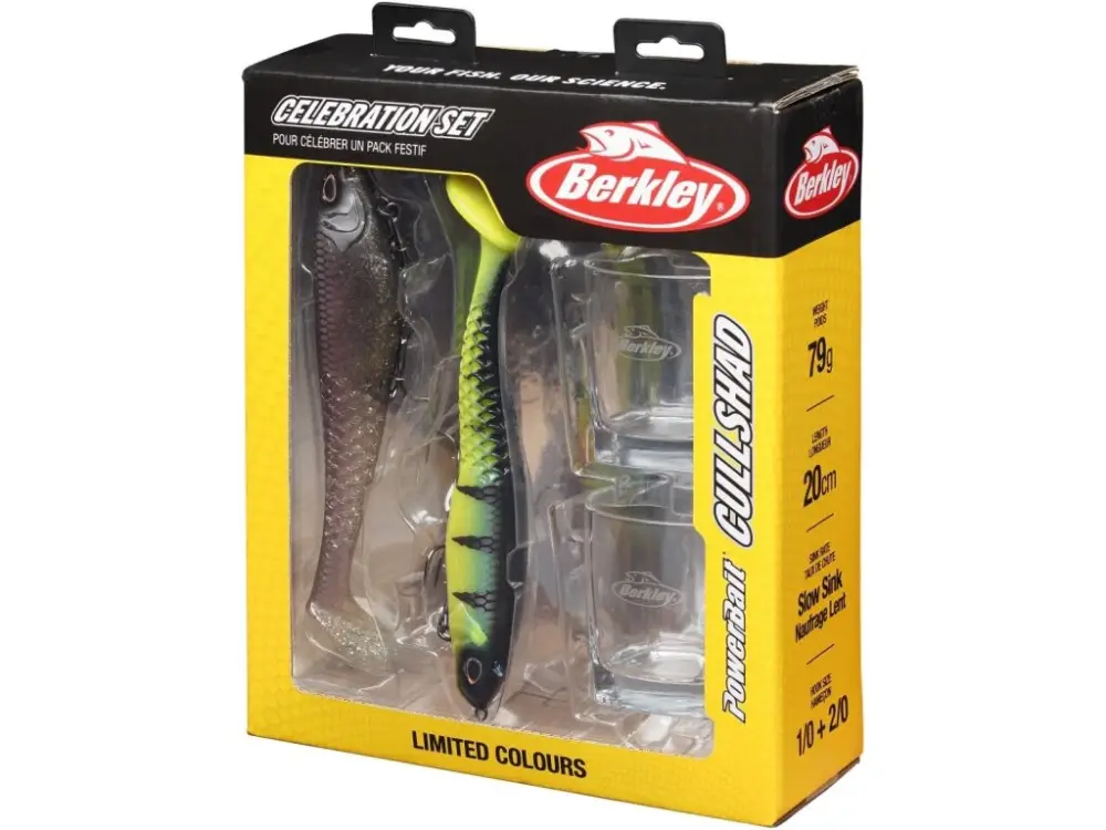 Dárkový Set Gumových Nástrah a Panáků Berkley Cullshad 20 cm 79 g Nejprodávanější