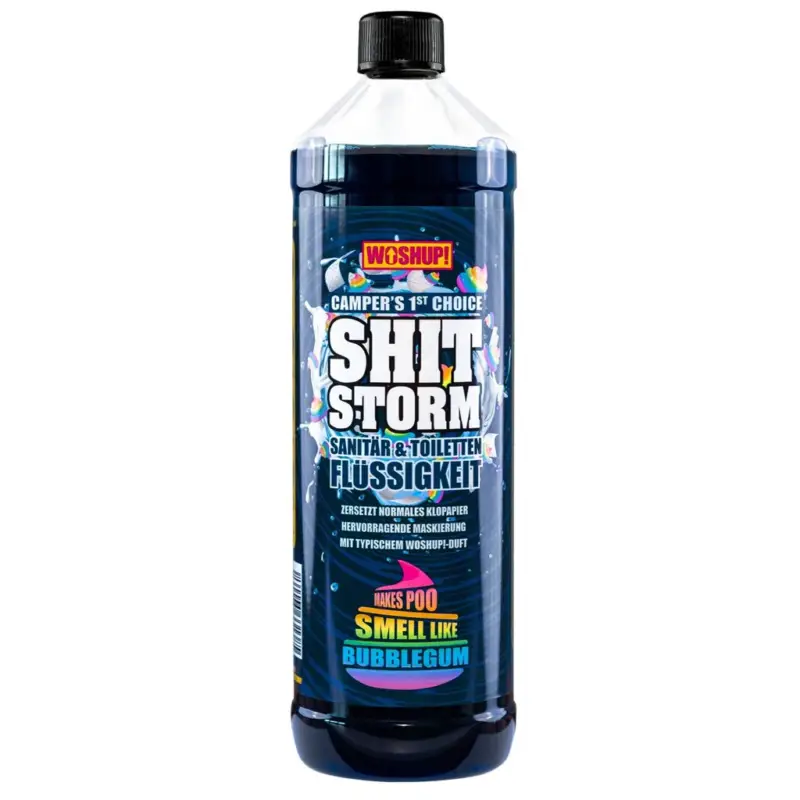 Oblíbený Rozkladová WC chemie Woshup! Shitstorm 1 l