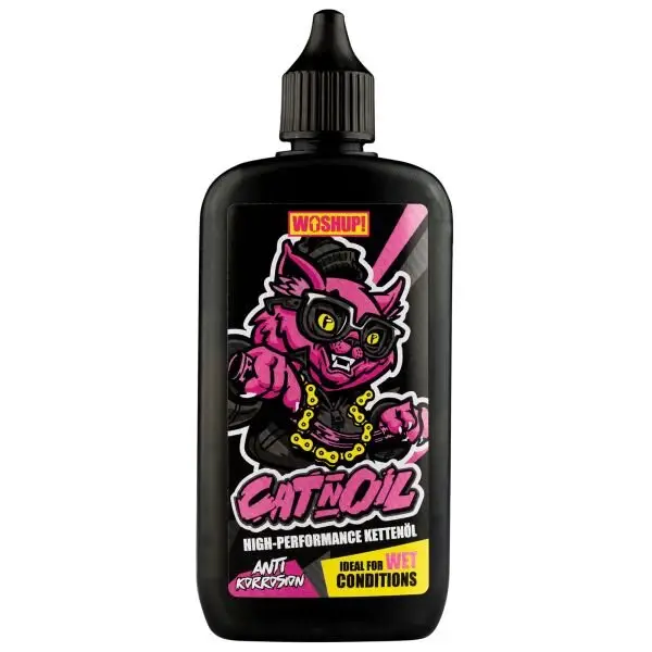 Olej na řetězy kol Woshup! Cat'n'Oil WET Značkový