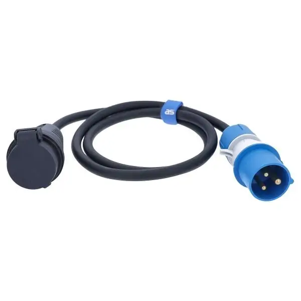 Cenově Výhodný Adaptérový kabel AS Schwabe CEE/SEV, 1,5 m