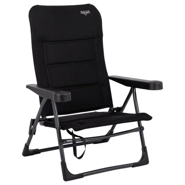 Zlevněný Plážové křeslo Crespo AP/205 Air-Deluxe, černé